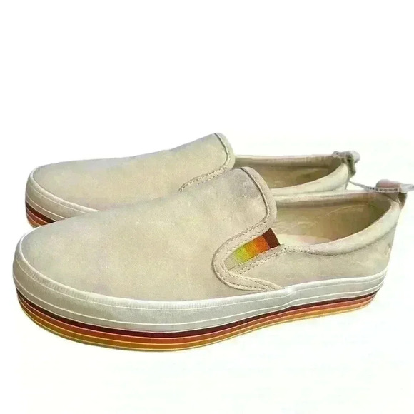 New SPERRY Women’s Slip-on Sneakers Off White Size 10 New - Picture 3 of 9